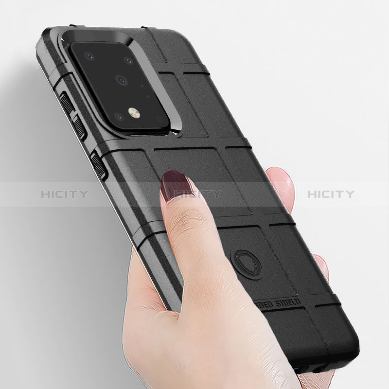 Silikon Hülle Handyhülle Ultra Dünn Flexible Schutzhülle 360 Grad Ganzkörper Tasche J01S für Samsung Galaxy S20 Ultra