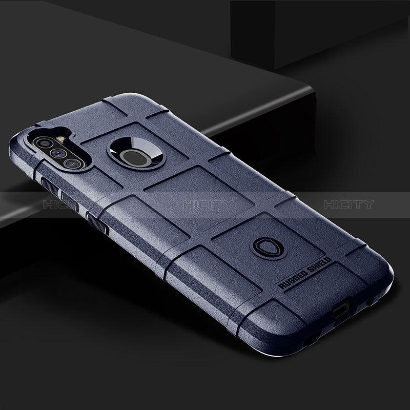 Silikon Hülle Handyhülle Ultra Dünn Flexible Schutzhülle 360 Grad Ganzkörper Tasche J02S für Samsung Galaxy M11