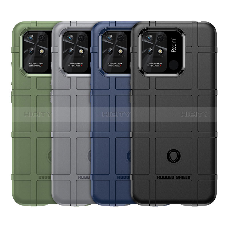 Silikon Hülle Handyhülle Ultra Dünn Flexible Schutzhülle 360 Grad Ganzkörper Tasche J02S für Xiaomi Poco C40