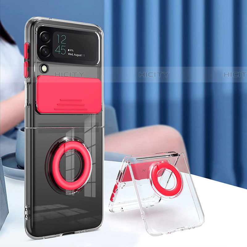 Silikon Hülle Handyhülle Ultra Dünn Flexible Schutzhülle 360 Grad Ganzkörper Tasche MJ1 für Samsung Galaxy Z Flip4 5G