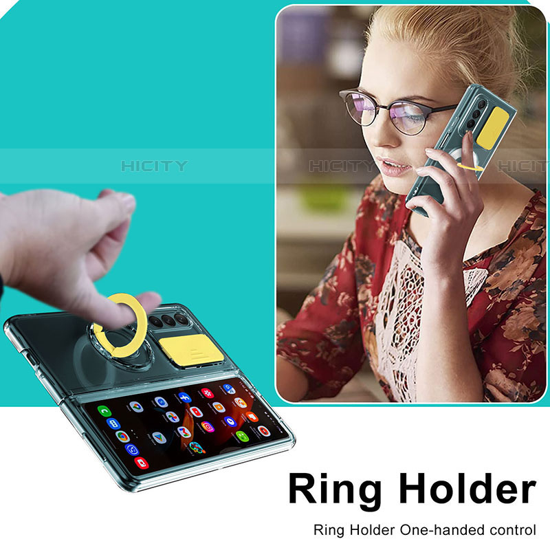 Silikon Hülle Handyhülle Ultra Dünn Flexible Schutzhülle 360 Grad Ganzkörper Tasche MJ2 für Samsung Galaxy Z Fold4 5G groß