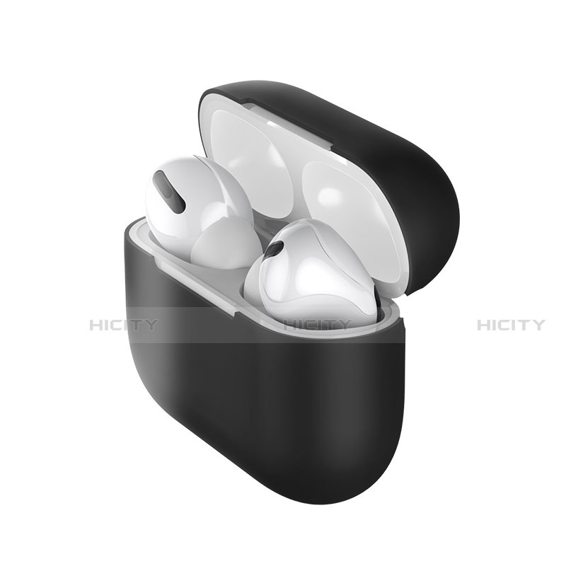 Silikon Hülle Handyhülle Ultra Dünn Flexible Schutzhülle 360 Grad Ganzkörper Tasche S01 für Apple AirPods Pro groß