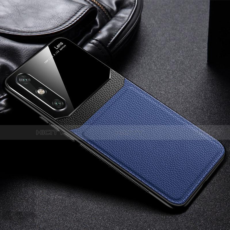 Silikon Hülle Handyhülle Ultra Dünn Flexible Schutzhülle 360 Grad Ganzkörper Tasche S01 für Huawei Enjoy 10e Blau Plus