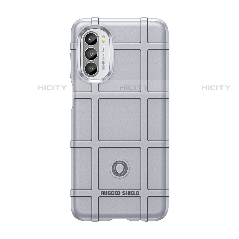 Silikon Hülle Handyhülle Ultra Dünn Flexible Schutzhülle 360 Grad Ganzkörper Tasche S01 für Motorola Moto G71s 5G