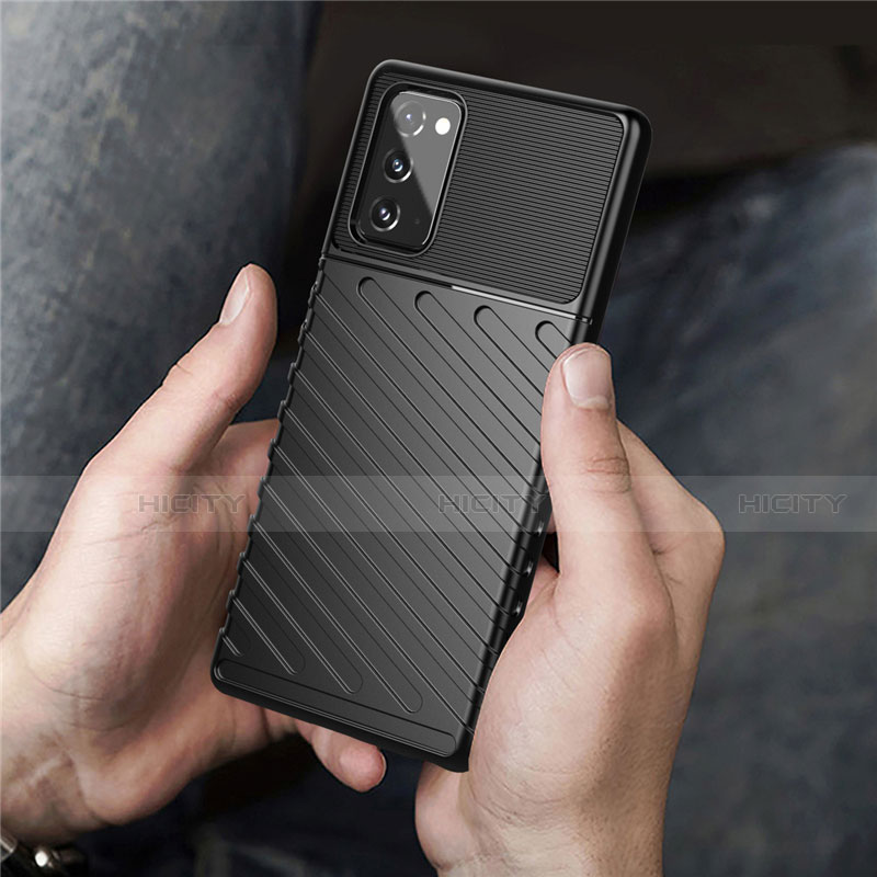 Silikon Hülle Handyhülle Ultra Dünn Flexible Schutzhülle 360 Grad Ganzkörper Tasche S01 für Samsung Galaxy Note 20 5G