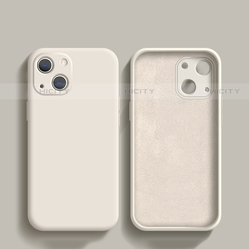 Silikon Hülle Handyhülle Ultra Dünn Flexible Schutzhülle 360 Grad Ganzkörper Tasche S02 für Apple iPhone 13 Mini