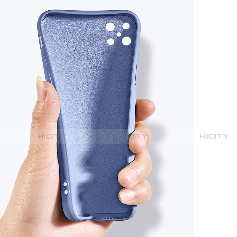 Silikon Hülle Handyhülle Ultra Dünn Flexible Schutzhülle 360 Grad Ganzkörper Tasche S02 für Oppo A92s 5G groß