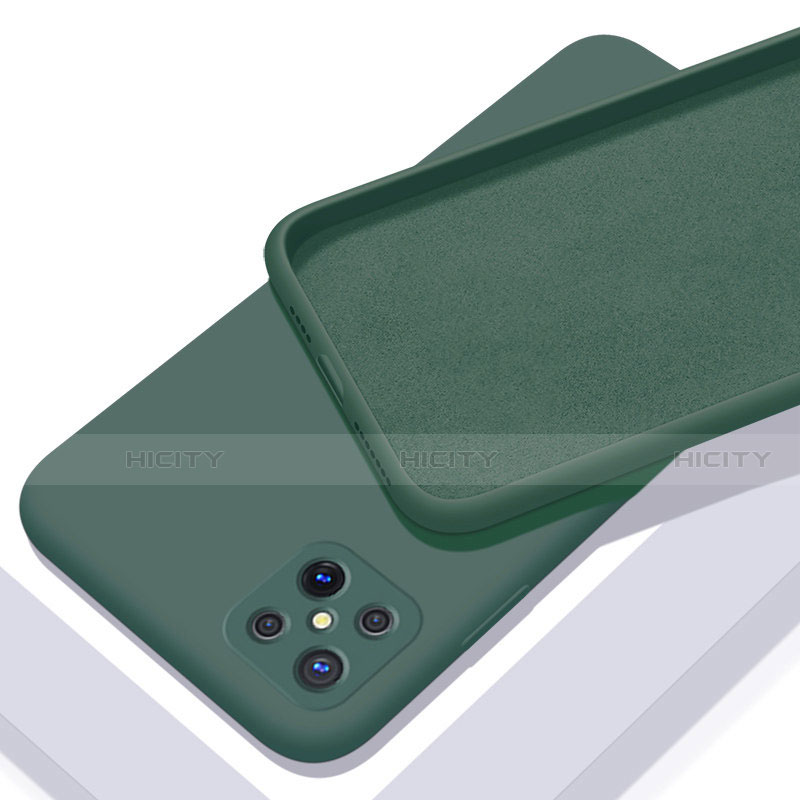 Silikon Hülle Handyhülle Ultra Dünn Flexible Schutzhülle 360 Grad Ganzkörper Tasche S02 für Oppo Reno4 Z 5G Grün