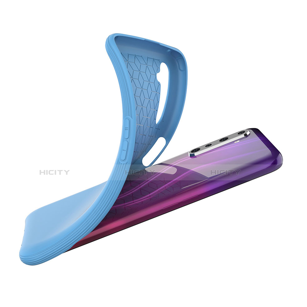 Silikon Hülle Handyhülle Ultra Dünn Flexible Schutzhülle 360 Grad Ganzkörper Tasche S02 für Realme 6 Pro groß