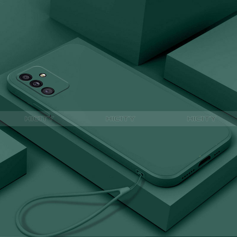 Silikon Hülle Handyhülle Ultra Dünn Flexible Schutzhülle 360 Grad Ganzkörper Tasche S02 für Samsung Galaxy A15 5G Nachtgrün