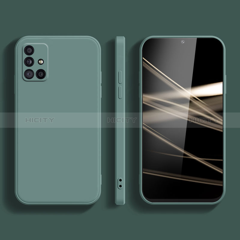 Silikon Hülle Handyhülle Ultra Dünn Flexible Schutzhülle 360 Grad Ganzkörper Tasche S02 für Samsung Galaxy M40S Nachtgrün