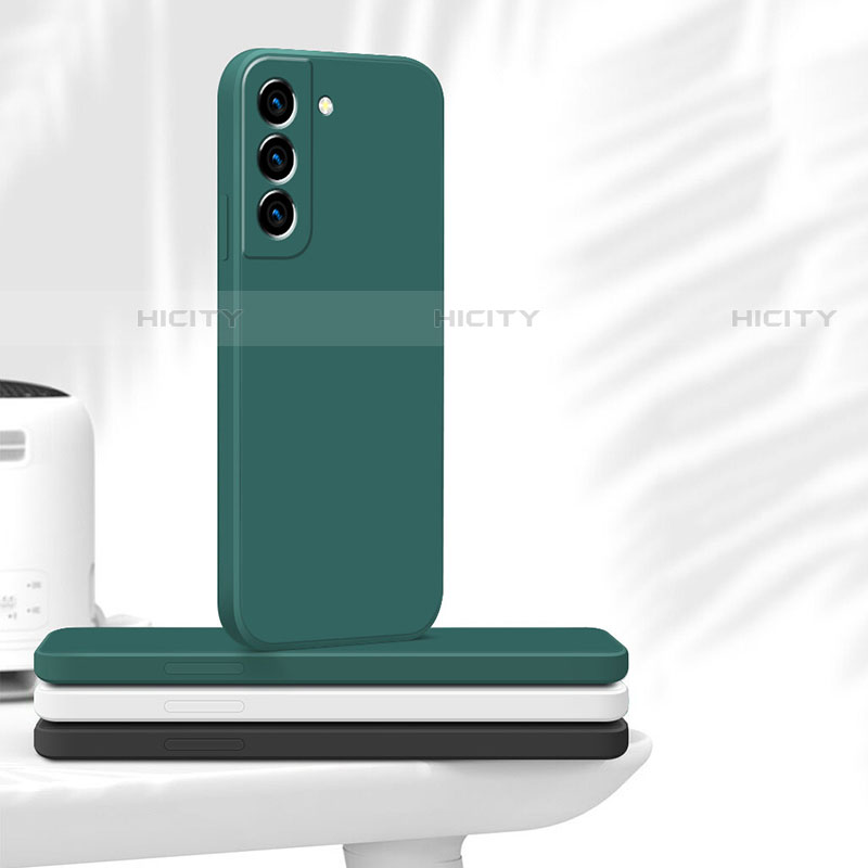 Silikon Hülle Handyhülle Ultra Dünn Flexible Schutzhülle 360 Grad Ganzkörper Tasche S02 für Samsung Galaxy S21 Plus 5G
