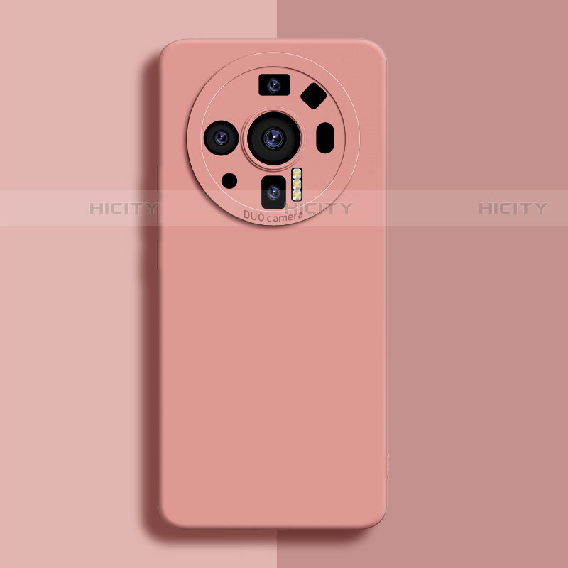 Silikon Hülle Handyhülle Ultra Dünn Flexible Schutzhülle 360 Grad Ganzkörper Tasche S02 für Xiaomi Mi 12S Ultra 5G Rosa