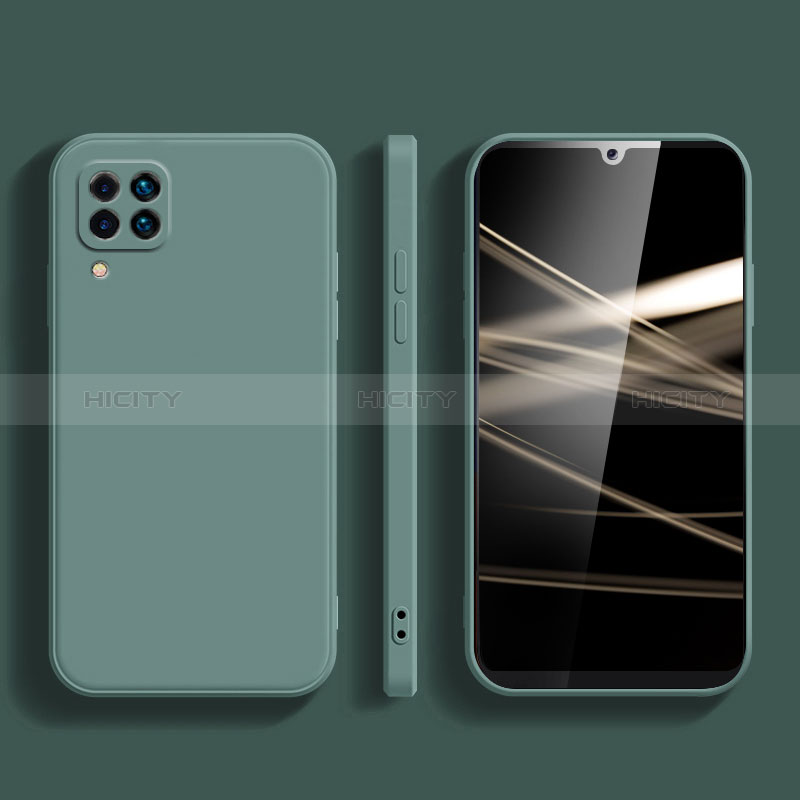 Silikon Hülle Handyhülle Ultra Dünn Flexible Schutzhülle 360 Grad Ganzkörper Tasche S03 für Samsung Galaxy A42 5G Nachtgrün