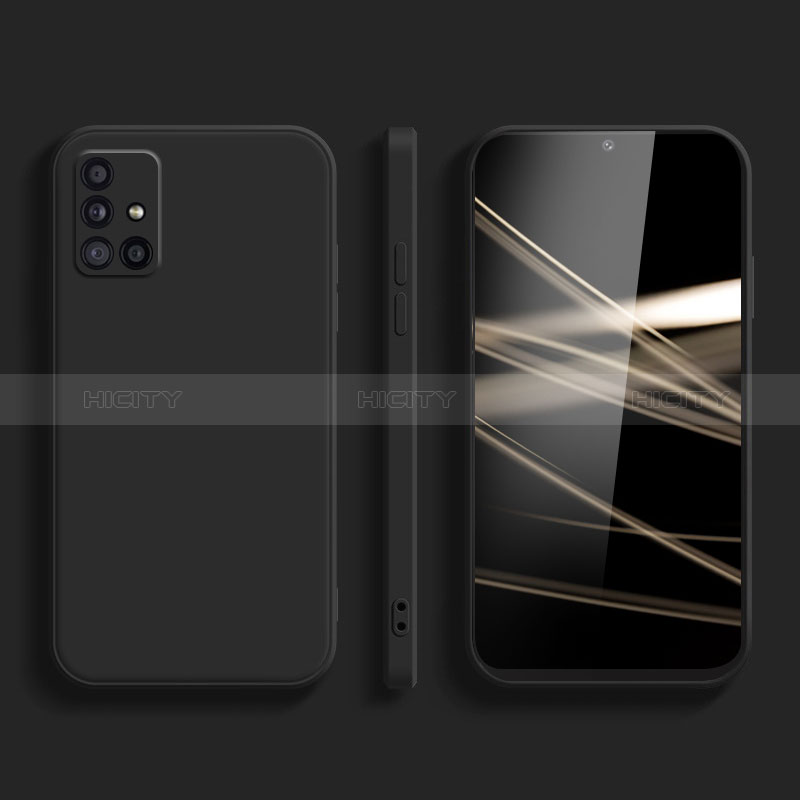 Silikon Hülle Handyhülle Ultra Dünn Flexible Schutzhülle 360 Grad Ganzkörper Tasche S03 für Samsung Galaxy M31s groß
