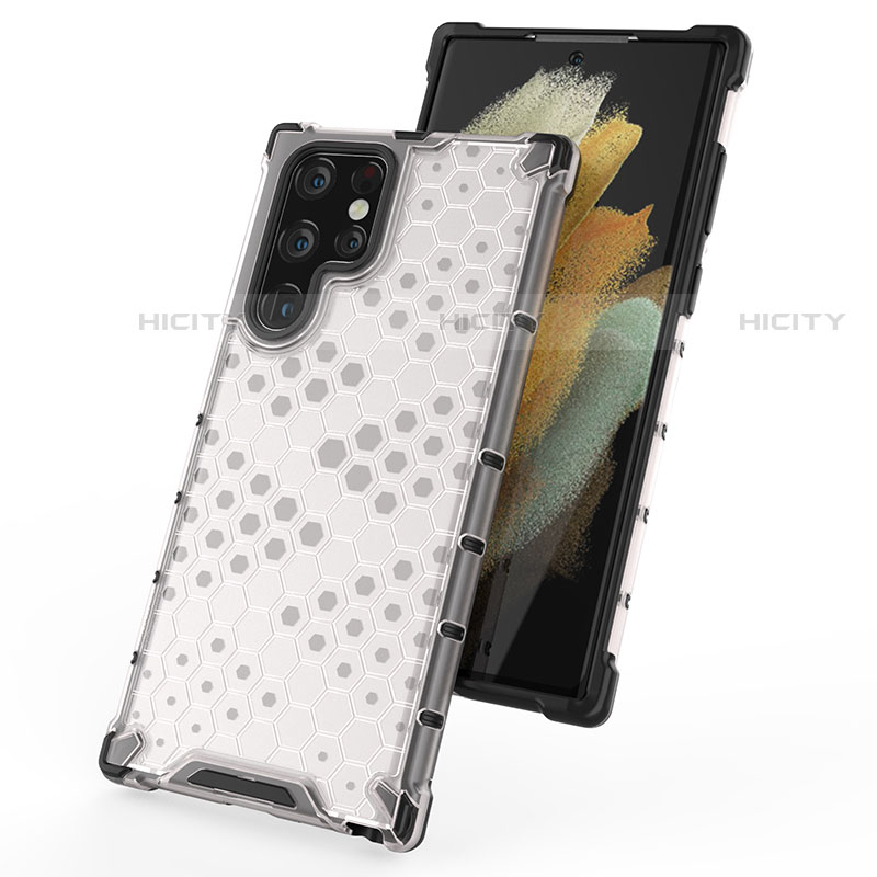 Silikon Hülle Handyhülle Ultra Dünn Flexible Schutzhülle 360 Grad Ganzkörper Tasche S03 für Samsung Galaxy S21 Ultra 5G