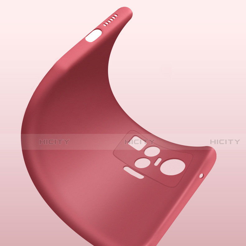 Silikon Hülle Handyhülle Ultra Dünn Flexible Schutzhülle 360 Grad Ganzkörper Tasche S03 für Vivo X50 Pro 5G groß