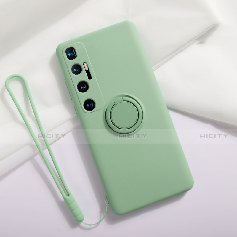 Silikon Hülle Handyhülle Ultra Dünn Flexible Schutzhülle 360 Grad Ganzkörper Tasche S03 für Xiaomi Mi 10 Ultra Minzgrün Plus