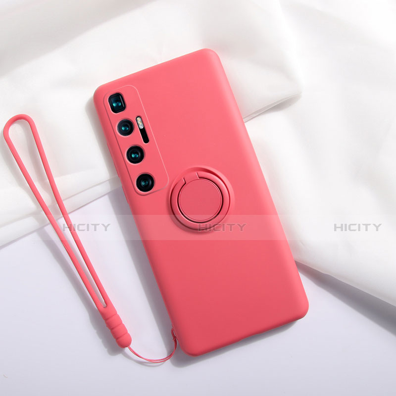 Silikon Hülle Handyhülle Ultra Dünn Flexible Schutzhülle 360 Grad Ganzkörper Tasche S03 für Xiaomi Mi 10 Ultra Rot