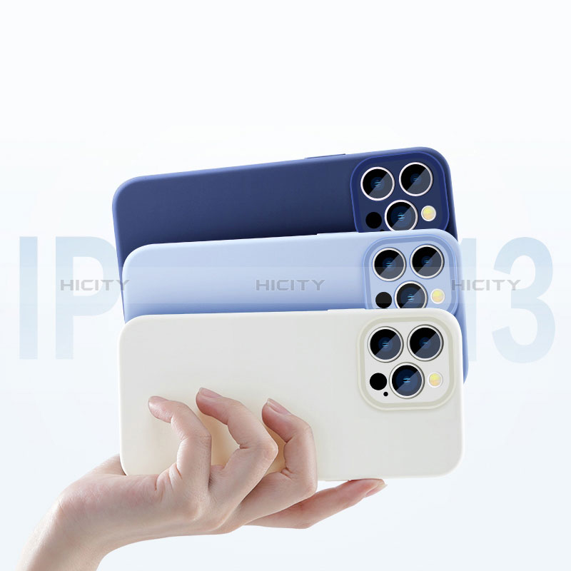 Silikon Hülle Handyhülle Ultra Dünn Flexible Schutzhülle 360 Grad Ganzkörper Tasche S05 für Apple iPhone 14 Pro
