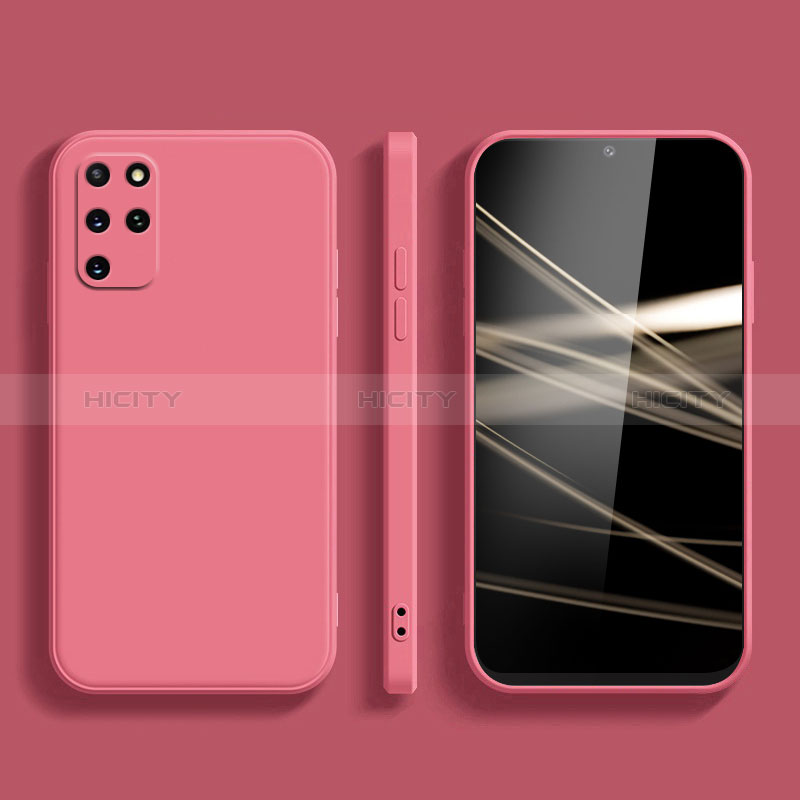 Silikon Hülle Handyhülle Ultra Dünn Flexible Schutzhülle 360 Grad Ganzkörper Tasche S05 für Samsung Galaxy S20 Plus Pink