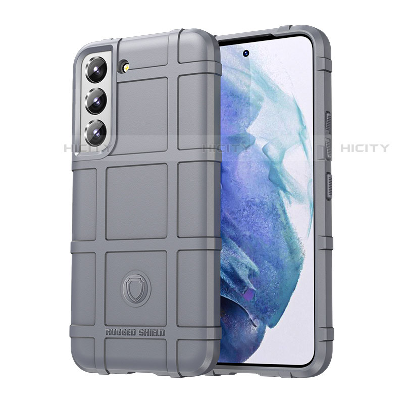 Silikon Hülle Handyhülle Ultra Dünn Flexible Schutzhülle 360 Grad Ganzkörper Tasche S06 für Samsung Galaxy S21 5G groß