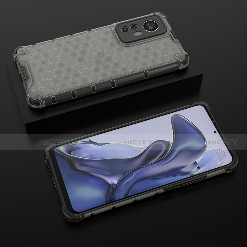 Silikon Hülle Handyhülle Ultra Dünn Flexible Schutzhülle 360 Grad Ganzkörper Tasche S06 für Xiaomi Mi 12 5G Grau