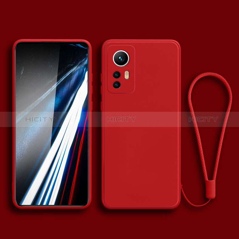 Silikon Hülle Handyhülle Ultra Dünn Flexible Schutzhülle 360 Grad Ganzkörper Tasche YK3 für Xiaomi Mi 12T 5G Rot