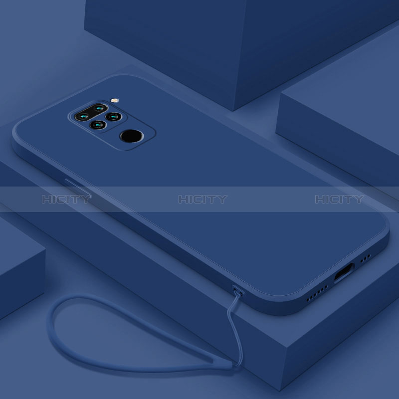 Silikon Hülle Handyhülle Ultra Dünn Flexible Schutzhülle 360 Grad Ganzkörper Tasche YK4 für Xiaomi Redmi 10X 4G Blau