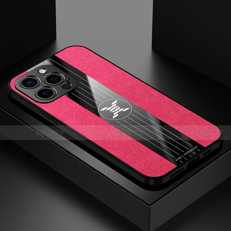 Silikon Hülle Handyhülle Ultra Dünn Flexible Schutzhülle Tasche A04 für Apple iPhone 13 Pro Rot