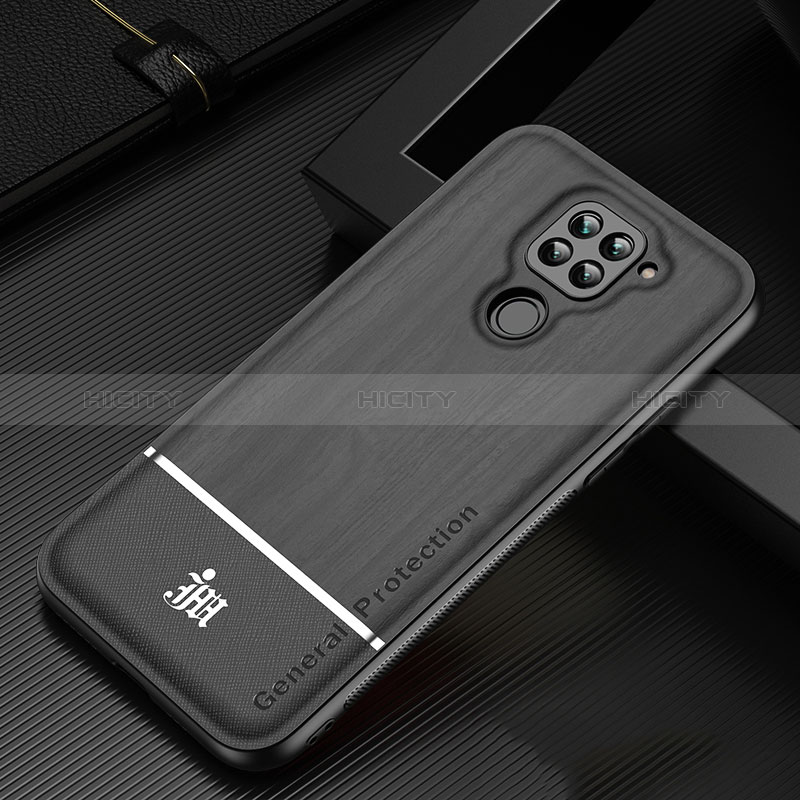 Silikon Hülle Handyhülle Ultra Dünn Flexible Schutzhülle Tasche JM1 für Xiaomi Redmi 10X 4G Schwarz Plus
