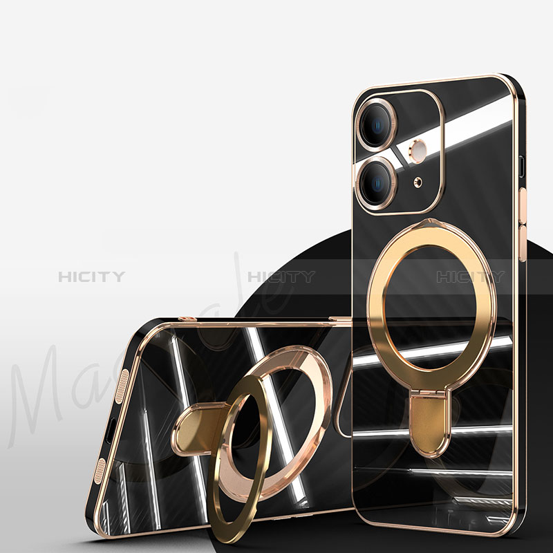 Silikon Hülle Handyhülle Ultra Dünn Flexible Schutzhülle Tasche mit Mag-Safe Magnetic Magnetisch C01 für Apple iPhone 12