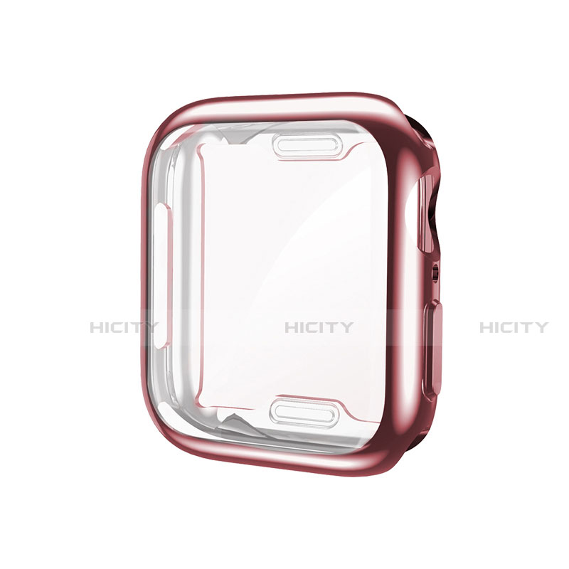 Silikon Hülle Handyhülle Ultra Dünn Flexible Schutzhülle Tasche S01 für Apple iWatch 5 40mm groß
