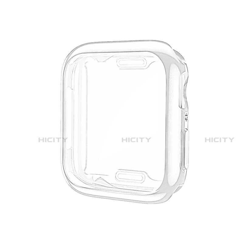Silikon Hülle Handyhülle Ultra Dünn Flexible Schutzhülle Tasche S01 für Apple iWatch 5 44mm