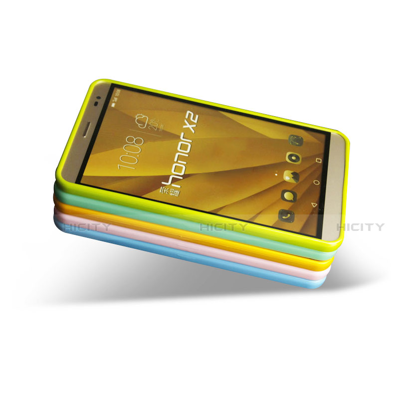 Silikon Hülle Handyhülle Ultra Dünn Flexible Schutzhülle Tasche S01 für Huawei MediaPad X2 groß