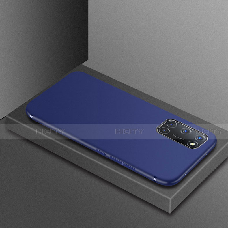 Silikon Hülle Handyhülle Ultra Dünn Flexible Schutzhülle Tasche S01 für Oppo A92 Blau Plus