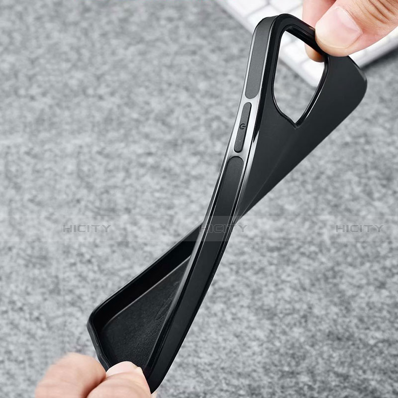 Silikon Hülle Handyhülle Ultra Dünn Flexible Schutzhülle Tasche S02 für Apple iPhone 12 Pro groß