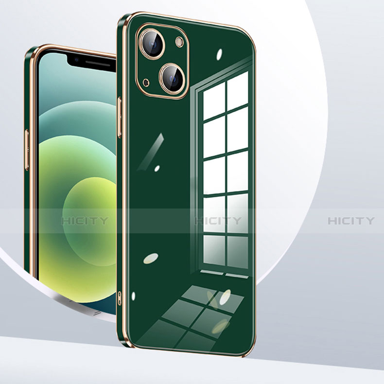 Silikon Hülle Handyhülle Ultra Dünn Flexible Schutzhülle Tasche S06 für Apple iPhone 13