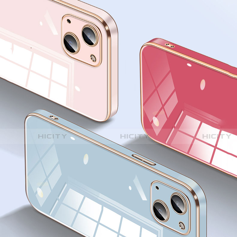 Silikon Hülle Handyhülle Ultra Dünn Flexible Schutzhülle Tasche S06 für Apple iPhone 13