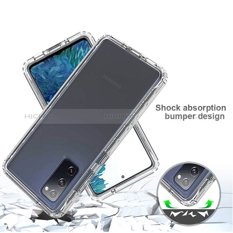Silikon Hülle Handyhülle Ultra Dünn Flexible Schutzhülle Tasche Transparent Vorder und Rückseite 360 Grad Ganzkörper Farbverlauf für Samsung Galaxy S20 FE (2022) 5G groß