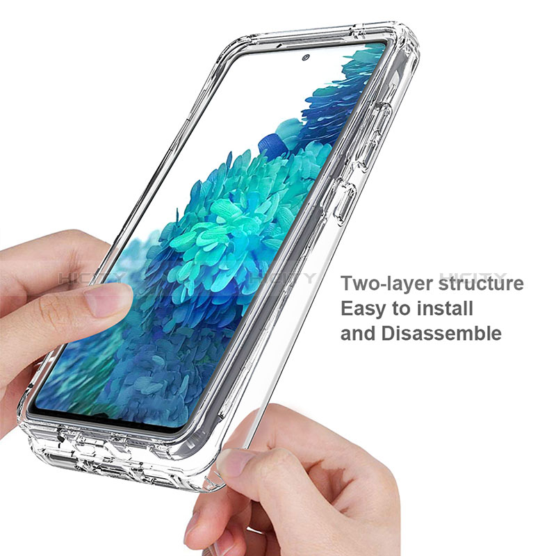 Silikon Hülle Handyhülle Ultra Dünn Flexible Schutzhülle Tasche Transparent Vorder und Rückseite 360 Grad Ganzkörper Farbverlauf für Samsung Galaxy S20 FE 5G