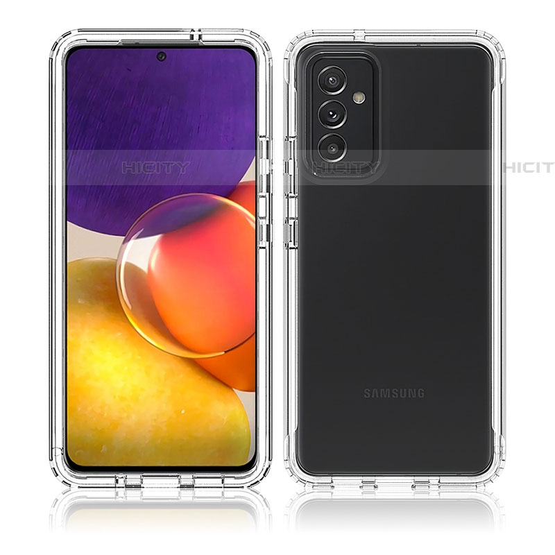 Silikon Hülle Handyhülle Ultra Dünn Flexible Schutzhülle Tasche Transparent Vorder und Rückseite 360 Grad Ganzkörper für Samsung Galaxy A82 5G Klar
