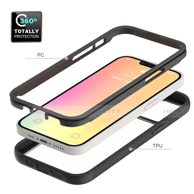 Silikon Hülle Handyhülle Ultra Dünn Flexible Schutzhülle Tasche Vorder und Rückseite 360 Grad Ganzkörper für Apple iPhone 13 Mini