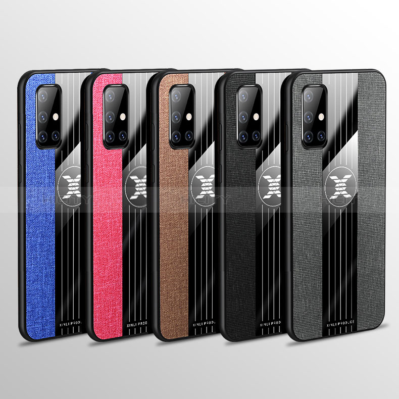 Silikon Hülle Handyhülle Ultra Dünn Flexible Schutzhülle Tasche X01L für Samsung Galaxy A51 5G groß