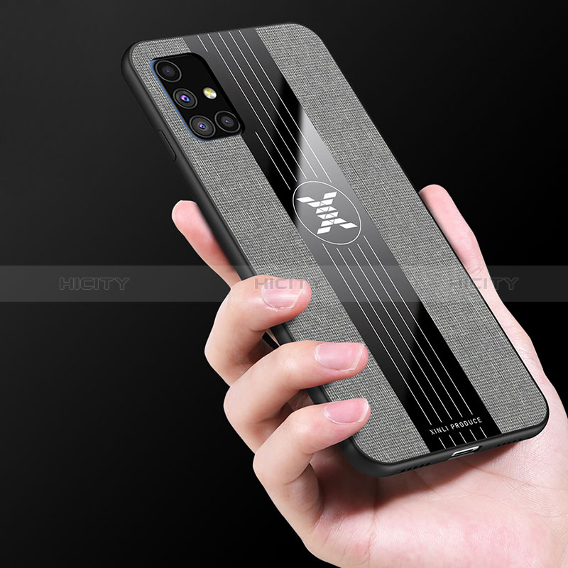 Silikon Hülle Handyhülle Ultra Dünn Flexible Schutzhülle Tasche X01L für Samsung Galaxy M51