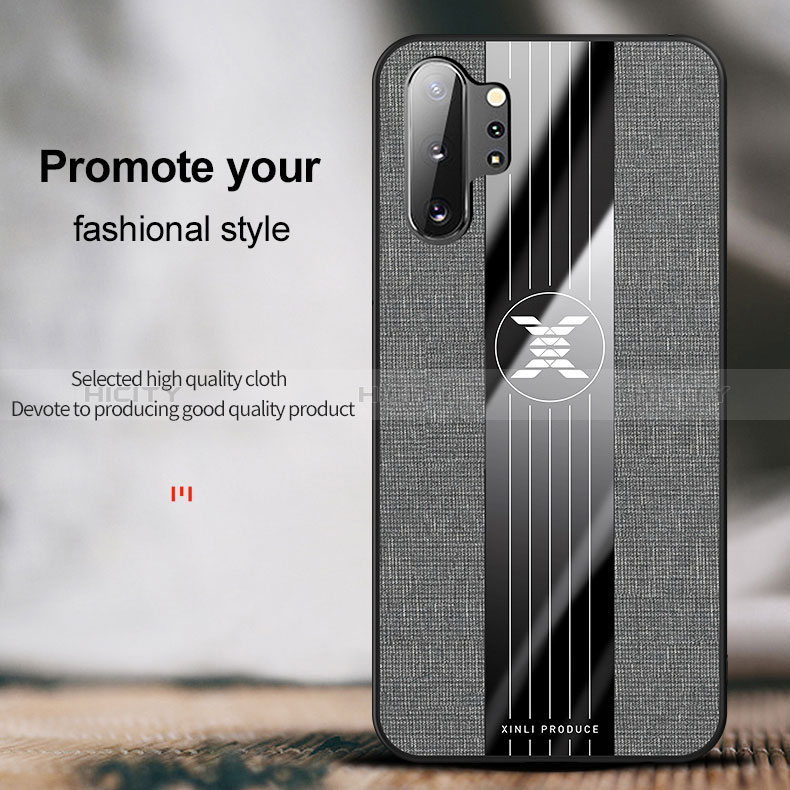 Silikon Hülle Handyhülle Ultra Dünn Flexible Schutzhülle Tasche X01L für Samsung Galaxy Note 10 Plus 5G