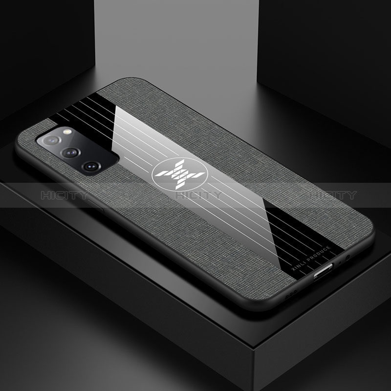 Silikon Hülle Handyhülle Ultra Dünn Flexible Schutzhülle Tasche X01L für Samsung Galaxy S20 Lite 5G Grau