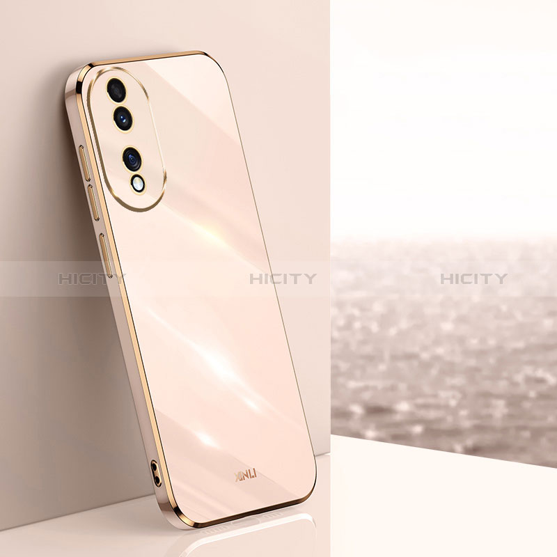 Silikon Hülle Handyhülle Ultra Dünn Flexible Schutzhülle Tasche XL1 für Huawei Honor 80 5G Rosegold