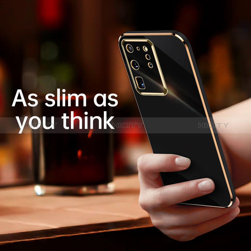 Silikon Hülle Handyhülle Ultra Dünn Flexible Schutzhülle Tasche XL1 für Samsung Galaxy S20 Ultra 5G