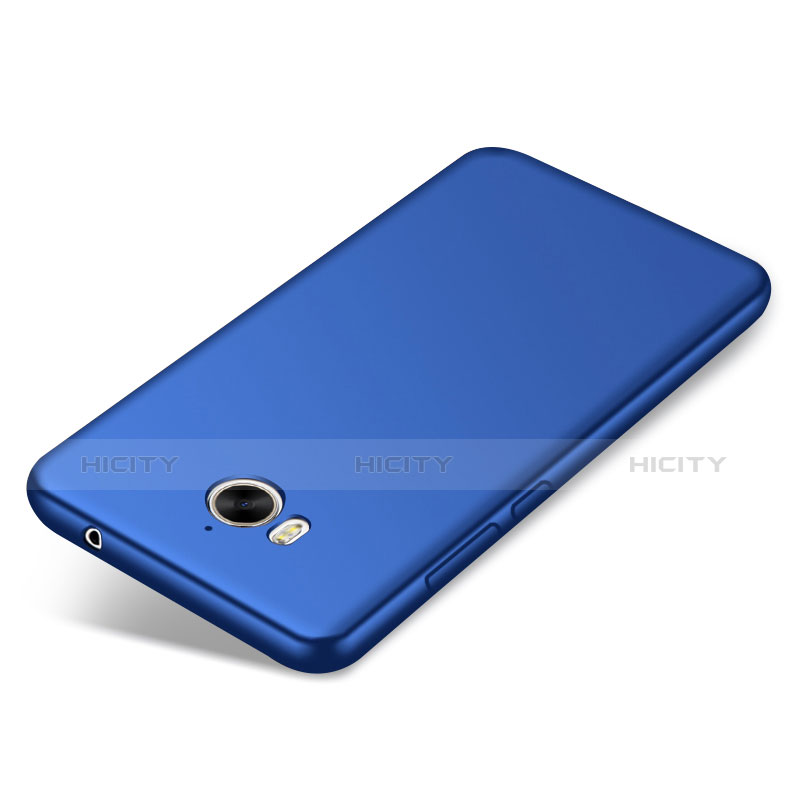Silikon Hülle Handyhülle Ultra Dünn Schutzhülle 360 Grad für Huawei Honor Play 6 Blau groß